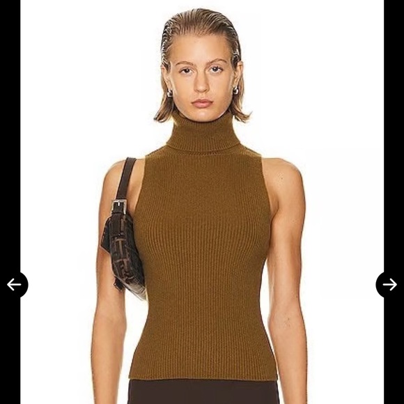 Enza Costa Sweaters - Enza Wool Cashmere Olive Turtleneck Sweater